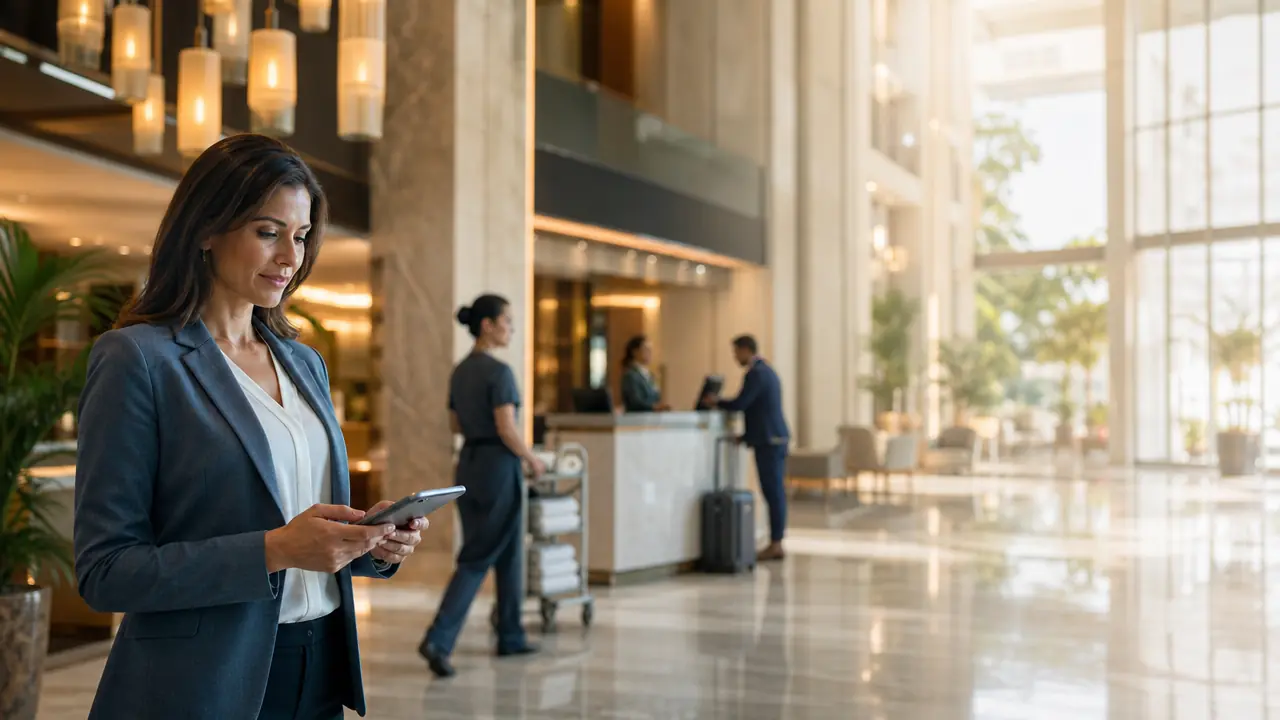 Verstreutes Aufgabenmanagement im Hotelbetrieb durch ein mobiles, KI-gestütztes System ablösen